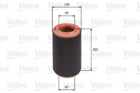Фільтр повітряний Fiat Ducato 2.2/2.3/3.0 JTD/HDI 06 Valeo 585695