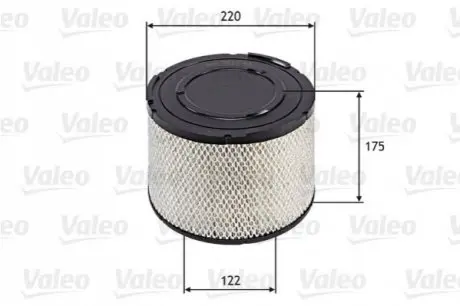 Фільтр повітряний Toyota Hilux Pickup 2.5D/3.0D 05-15 Valeo 585744