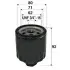 Фільтр масляний VW Caddy II 1.4/1.6i / Golf IV/V/Seat Valeo (586009) зображення 1