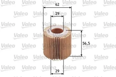 Фільтр масляний Toyota Rav4/Avensis/Land Cruiser 1.6i-2.8D 08 Valeo 586581