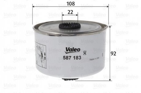 Фильтр топливный Valeo 587183 (фото 1)