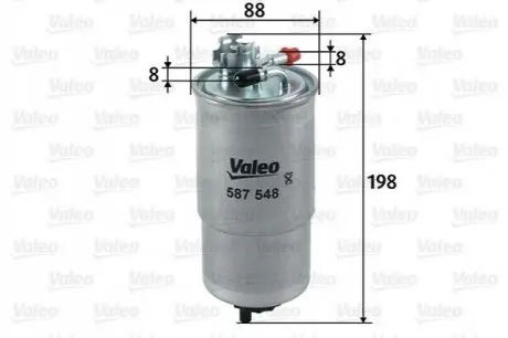 Паливний фільтр Valeo 587548