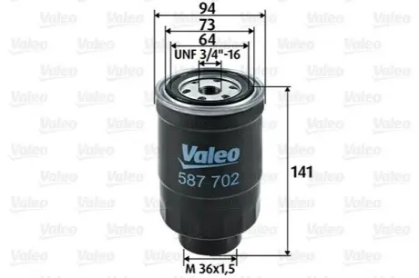 Фильтр топлива Valeo 587702