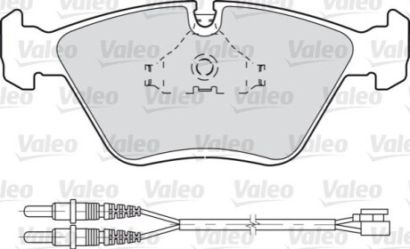 Тормозные колодки Valeo 598281 (фото 1)