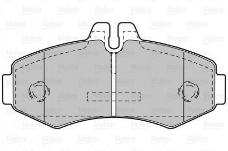 Тормозные колодки, дисковый тормоз.) Valeo 598299