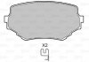 Гальмівні колодки, дискове гальмо (набір) Valeo 598534 (фото 1)