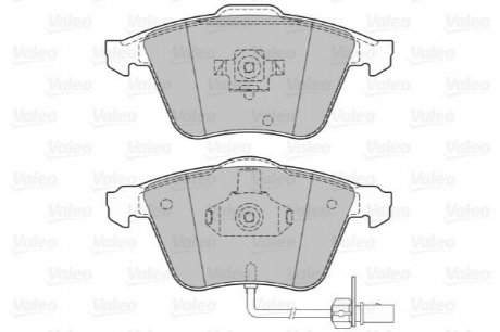 Тормозные колодки, дисковый тормоз.) Valeo 598750 (фото 1)