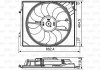 Вентилятор радіатора 696881