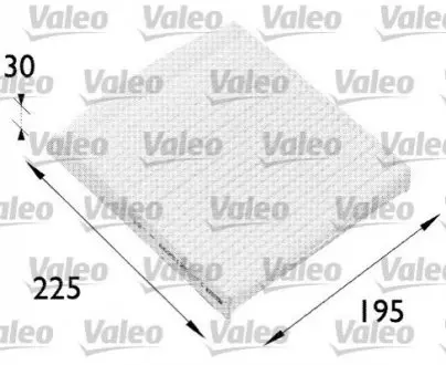 Фільтр салону Renault Scenic I 1.4-2.0 16V 97-03 Valeo 698512