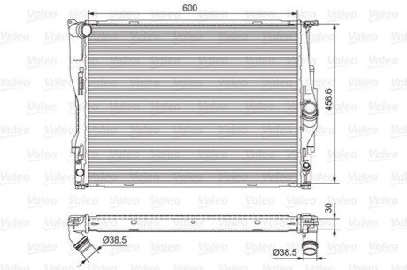 Радиатор охлаждения Valeo 701542