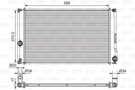Теплообменник Valeo 701657