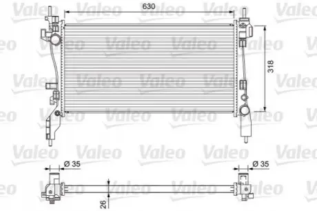 Теплообменник Valeo 701718