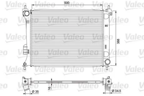 Радиатор Valeo 701729