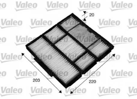 Фільтр салону Toyota Corolla 97-02 Valeo 715565