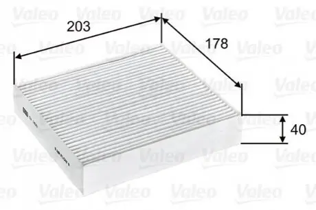 Фильтр воздуха (салона) Valeo 715603