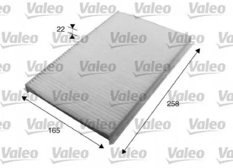 Фильтр салона FIAT PALIO, SIENA, STRADA 1.0-1.9D 04.96- Valeo 715615