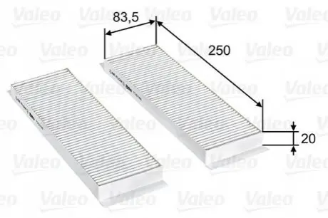 Фільтр салону Valeo 715748