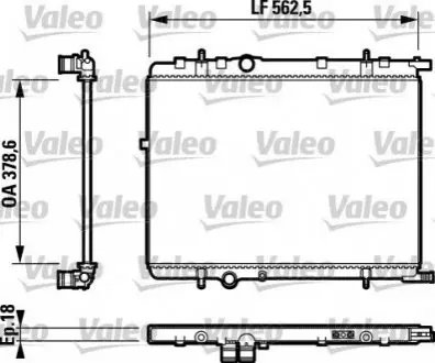 Радиатор Valeo 732890