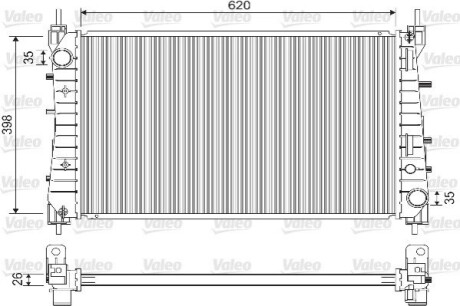 Радіатор Valeo 733203