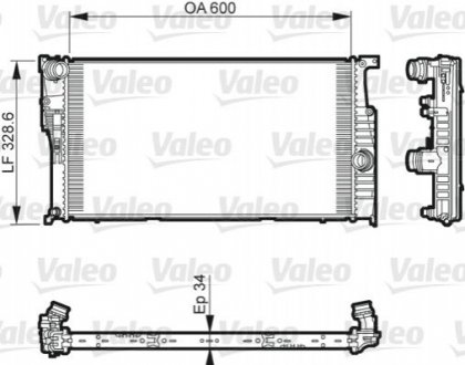 Радіатор Valeo 735612