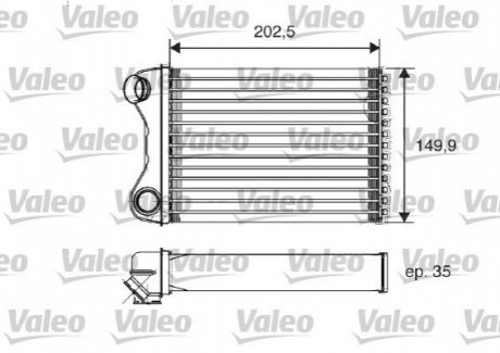 Радиатор печки Valeo 812211