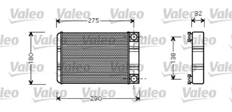 NAGRZEWNICA MERCEDES Valeo 812321
