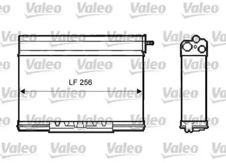 Радиатор печки Valeo 812401