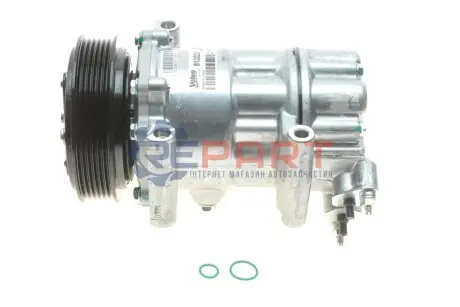 Компресор кондиціонера DS DS 3 CITROEN BERLINGO, BERLINGO MULTISPACE, C3 II, C3 PICASSO, C4, C4 I, C5 III, DS3 PEUGEOT 2008 I, 207, 208, 208 I, 307, 308, 308 I, 5008, 5008 I 1.1-2.0ALK 08.00 Valeo 813223 Купити в Україні