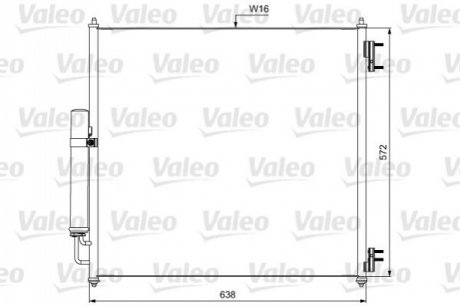 Радиатор кондиционера Valeo 814053 (фото 1)