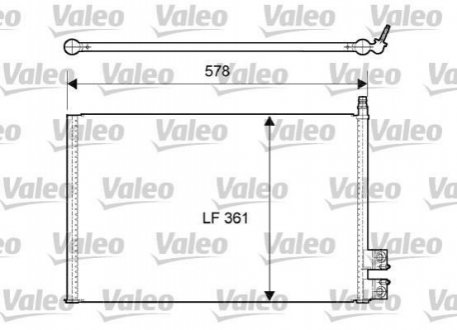 Радиатор кондиционера Valeo 814083 (фото 1)