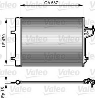 Радиатор кондиционера Valeo 814197 (фото 1)