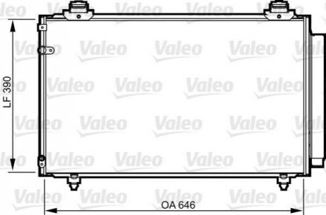 Радиатор кондиционера Valeo 814211 (фото 1)