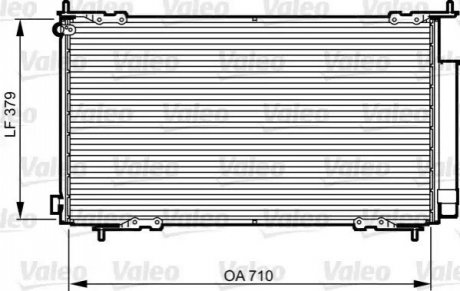 Радіатор кондиціонера Valeo 814225