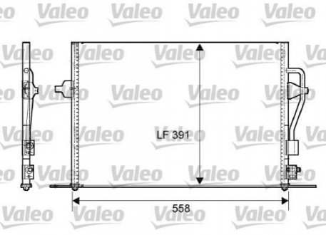 Радиатор кондиционера Valeo 817232 (фото 1)