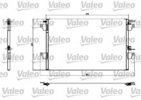 Радиатор кондиционера Valeo 817731 (фото 1)