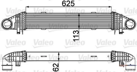 Інтеркулер Valeo 818276