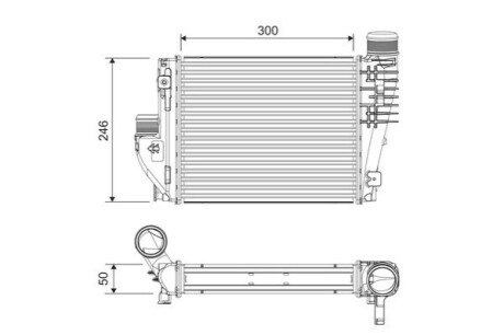 Інтеркулер Valeo 818304 (фото 1)