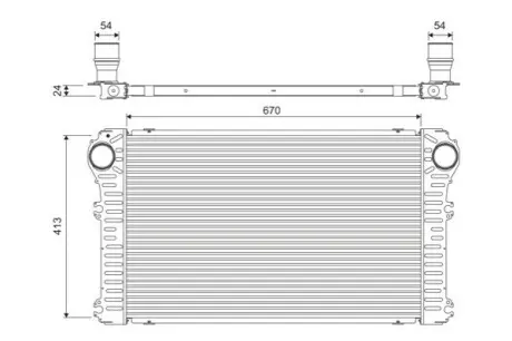 Інтеркулер Valeo 818363