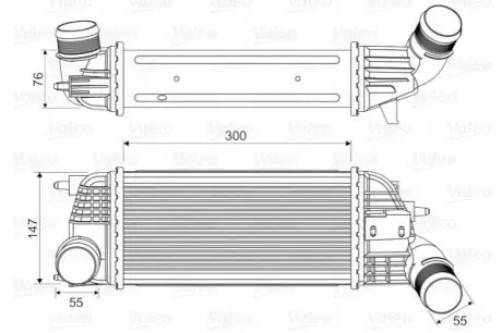 Інтеркулер Valeo 818620