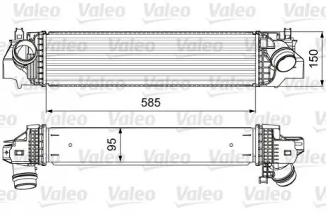 Інтеркулер BMW 1 (F40), 2 (F45), 2 GRAN COUPE (F44), 2 GRAN TOURER (F46), 2 GRAN TOURER VAN (F46), X1 (F48), X2 (F39), X2 (U10) MINI (F55), (F56), (F57), CLUBMAN (F54) 1.5D/2.0/2.0D 09.13- Valeo 818640