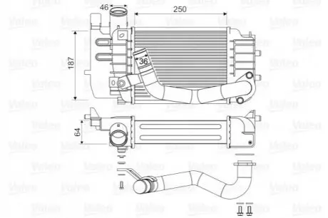 Інтеркулер Valeo 818655