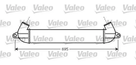 Інтеркулер FIAT DOBLO 1.3D/1.9D 03.01 Valeo 818712 Купить в Украине