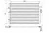 Фото Конденсатор кондиціонера DODGE JOURNEY FIAT FREEMONT 2.0D-3.6ALK 06.08 Valeo (822625) зображення 1