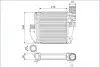 Радиатор интеркулера Peugeot 3008/308SW 1.2-2.0D 13- Valeo (822927) изображение 1