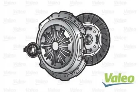 Комплект зчеплення з підшипником (227мм) HYUNDAI GETZ KIA CERATO I 1.5D 03.03-08.06 Valeo 826994