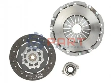 Комплект зчеплення з підшипником (235мм) ALFA ROMEO 145, 146, 147, 156, 166, GT FIAT MAREA LANCIA KAPPA, LYBRA 1.8-2.4D 08.94-09.10 Valeo 828063 Купити в Україні