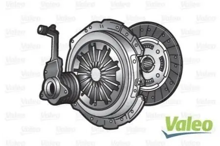 Комплект зчеплення Opel Combo 1.7Di/DTi 01- (48/55kw) (d=206mm) (+вижимний) Valeo 834421
