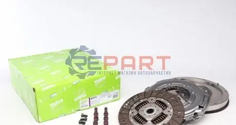 Фото Демпфер + комплект зчеплення Opel Combo 1.7CDTI 16V 04-11 (74kw) d=228mm (z=14) Valeo (835074) зображення 1