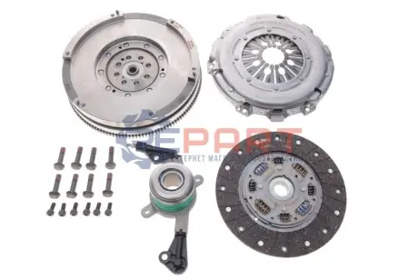 Демпфер + комплект сцепления VW Crafter 2.5TDI 06-13, 65/80/100kw Valeo 837549