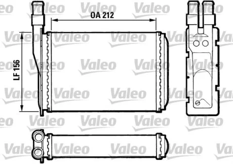 Радиатор печки Valeo 883790